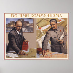 Poster Au nom du communisme