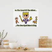 Poster Au Pays Des Aveugles (Cuisine)