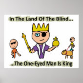 Poster Au Pays Des Aveugles (Devant)