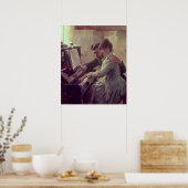 Poster Au piano (Cuisine)
