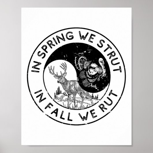 Poster Au Printemps Nous Commençons À L'Automne Nous Coup (Devant)