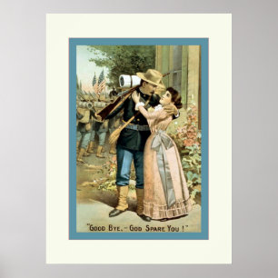 Poster Au revoir, - Dieu vous épargne !~Guerre civile Vin