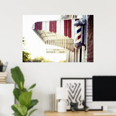 Poster Au salon de coiffure {poster} (Bureau à domicile)