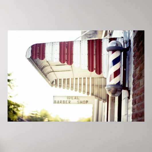 Poster Au salon de coiffure {poster} (Devant)