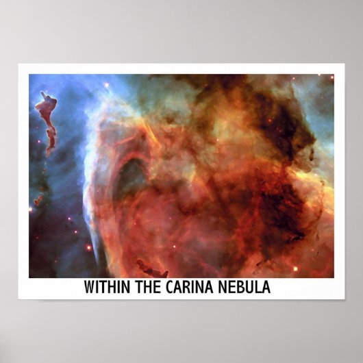 Poster Au sein de la Nebula Carina (Devant)