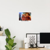Poster Au sein de la Nebula Carina (Bureau à domicile)