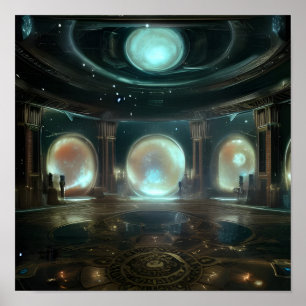 Poster Au sein du Palais Astral (Observatoire)