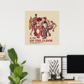 POSTER AU SOL (Bureau à domicile)