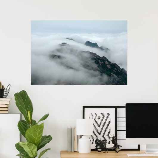 Poster Au sommet du monde - Imprimer (Bureau à domicile)