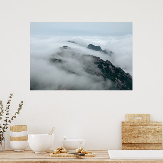 Poster Au sommet du monde - Imprimer (Cuisine)