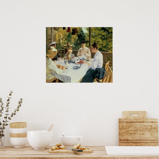 Poster Au Tea-Table, 1888 (Cuisine)