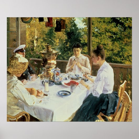 Poster Au Tea-Table, 1888 (Devant)