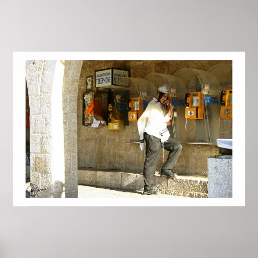 Poster Au téléphone (Devant)