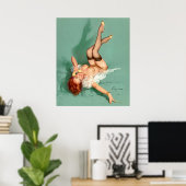 Poster Au téléphone (Bureau à domicile)