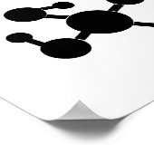 Poster Au Travail, Merci Biologiste Moléculaire (Coin)