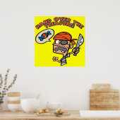 Poster au trésor de pirates (Cuisine)