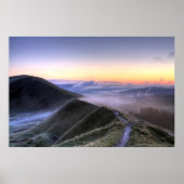 Poster aube brumeuse (Devant)