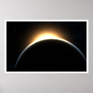 Poster Aube cosmique