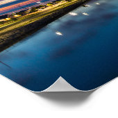 Poster Aube de la ville de Mackinaw (Coin)