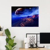 Poster Aube de l'Icarus (Bureau à domicile)