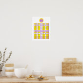 Poster Aube Dorée Enochian Air Tablet / Watchtower (Cuisine)