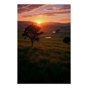 Poster Aube du silence