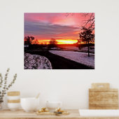 POSTER AUBE EN HIVER (Cuisine)