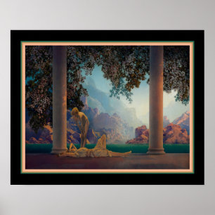 Poster "Aube" Maxfield 1922 Parrish