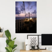 Poster Aube sur la plage (Bureau à domicile)