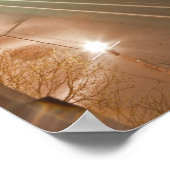 Poster Aube sur Main Street de Bismarck, Dakota du Nord (Coin)