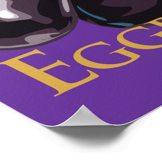 Poster Aubergine (Coin)