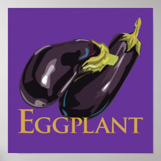 Poster Aubergine