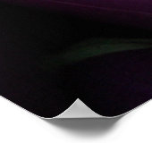 Poster aubergine violette (Coin)