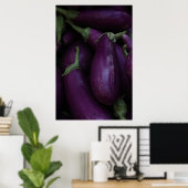 Poster aubergine violette (Bureau à domicile)