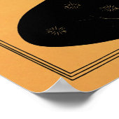 Poster Aubrey Beardsley dessin de Salome (Coin)