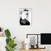 Poster Aubrey Beardsley - La jupe Peacock (Bureau à domicile)