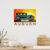 Poster Auburn ~ Annonce automobile Vintage (Cuisine)