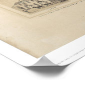 Poster Auburn, Californie 1857 Carte panoramique (2508A) (Coin)