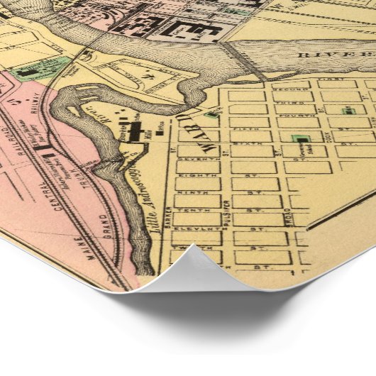 Poster Auburn, Lewiston (Coin)