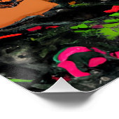 Poster Auburn Queen Orange Brown Cheveux Black Melanin Af (Coin)