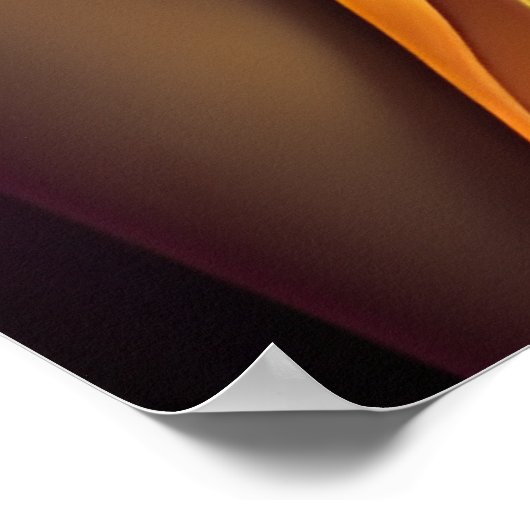 Poster Auburn Queen Orange Brown Cheveux Black Melanin Af (Coin)