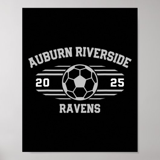 Poster Auburn Riverside Ravens Soccer Byll 2025 (Devant)
