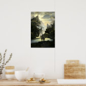 Poster Aucassin cherche Nicolette par Maxfield Parrish (Cuisine)