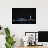 Poster Auckland incandescent (Bureau à domicile)