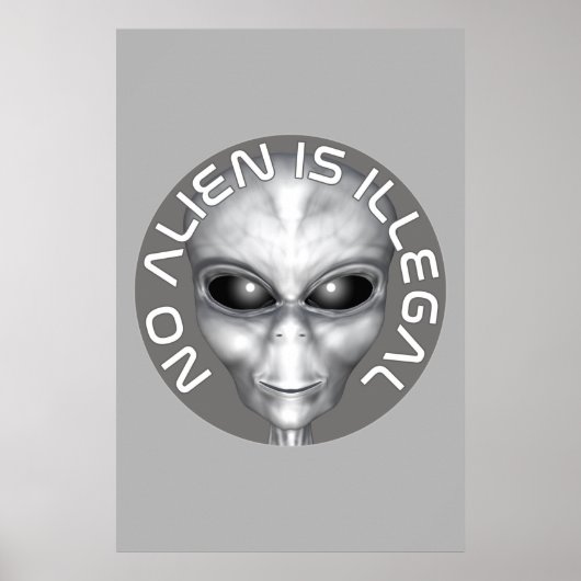 Poster Aucun Alien N'Est Illégal (Devant)