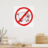 Poster Aucun cercle de porcs (Cuisine)