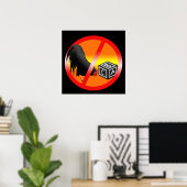 Poster Aucun Cockblock autorisé (Bureau à domicile)