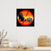 Poster Aucun Cockblock autorisé (Cuisine)