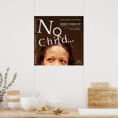 Poster aucun enfant30x30 2 (Cuisine)