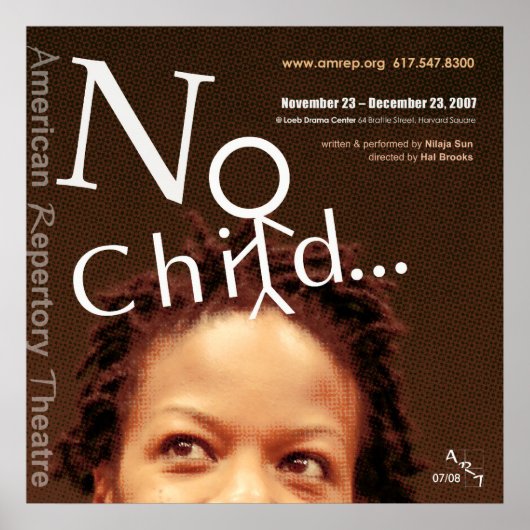 Poster aucun enfant30x30 2 (Devant)